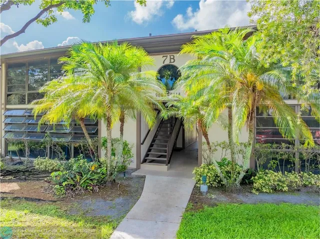 a view of a garden with plants