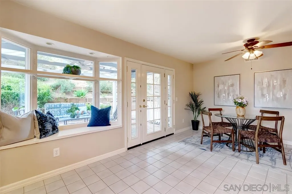 13856 Olive Grove Place Poway, CA 92064 - Photo 10 of 25 a view of a dining room with furniture window and outside view