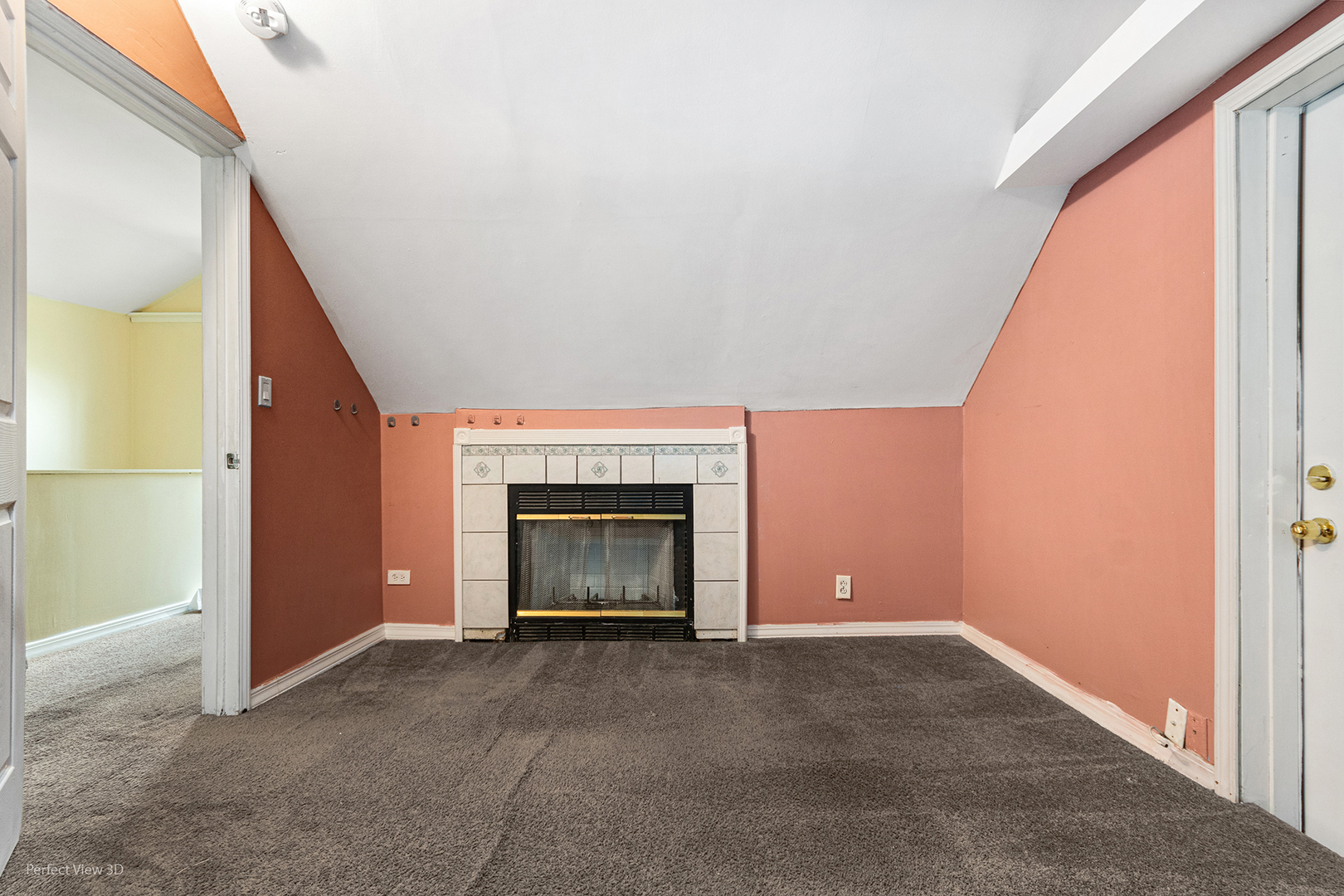328 North Addison Road Wood Dale, IL 60191 - Photo 13 of 22 a view of empty room with a fireplace