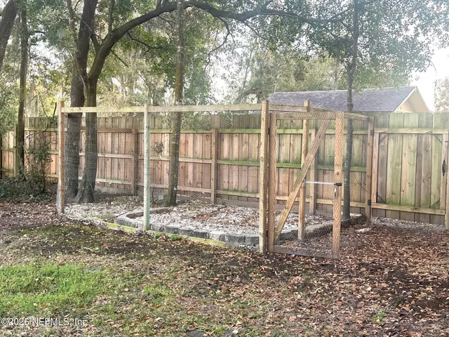 a view of outdoor space with sign board