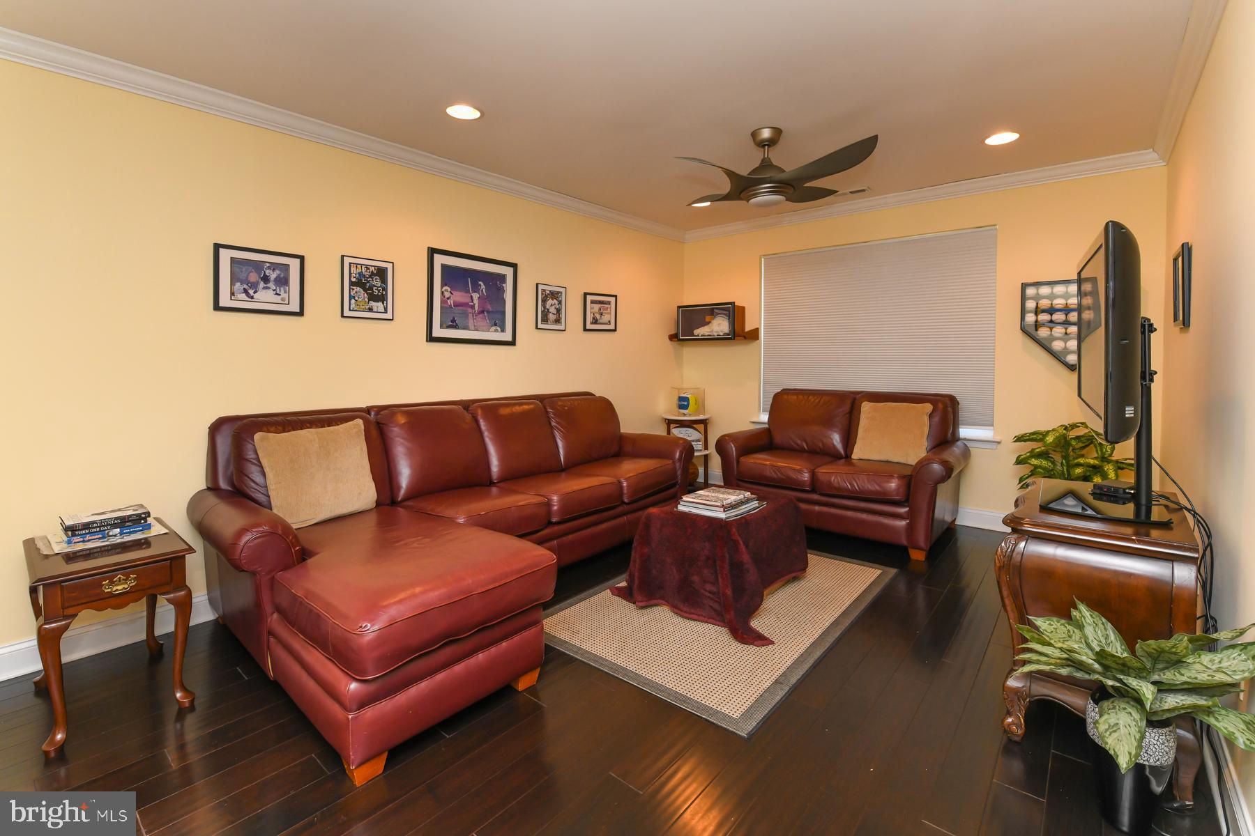 111 Weatherby Lane Glassboro, NJ 08028 - Photo 39 of 95 a living room with furniture a ceiling fan and a rug