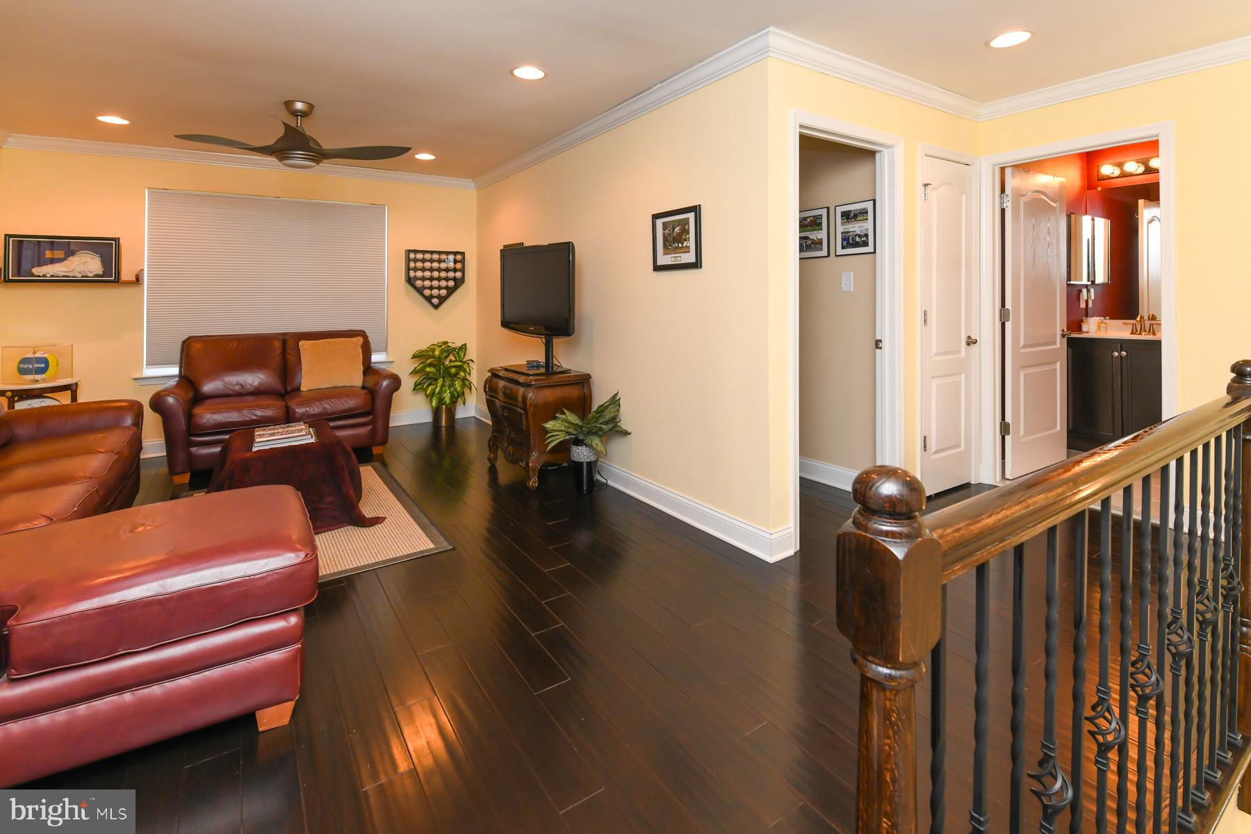 111 Weatherby Lane Glassboro, NJ 08028 - Photo 40 of 95 a living room with furniture pool table and a flat screen tv