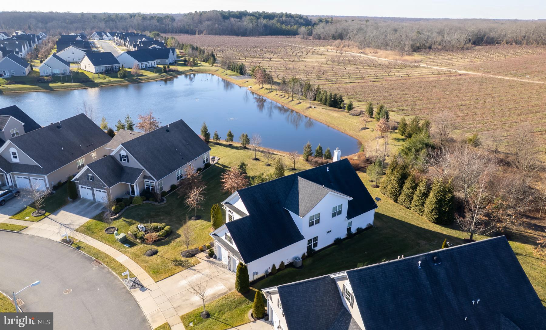 111 Weatherby Lane Glassboro, NJ 08028 - Photo 62 of 95 an aerial view of a house with a lake view