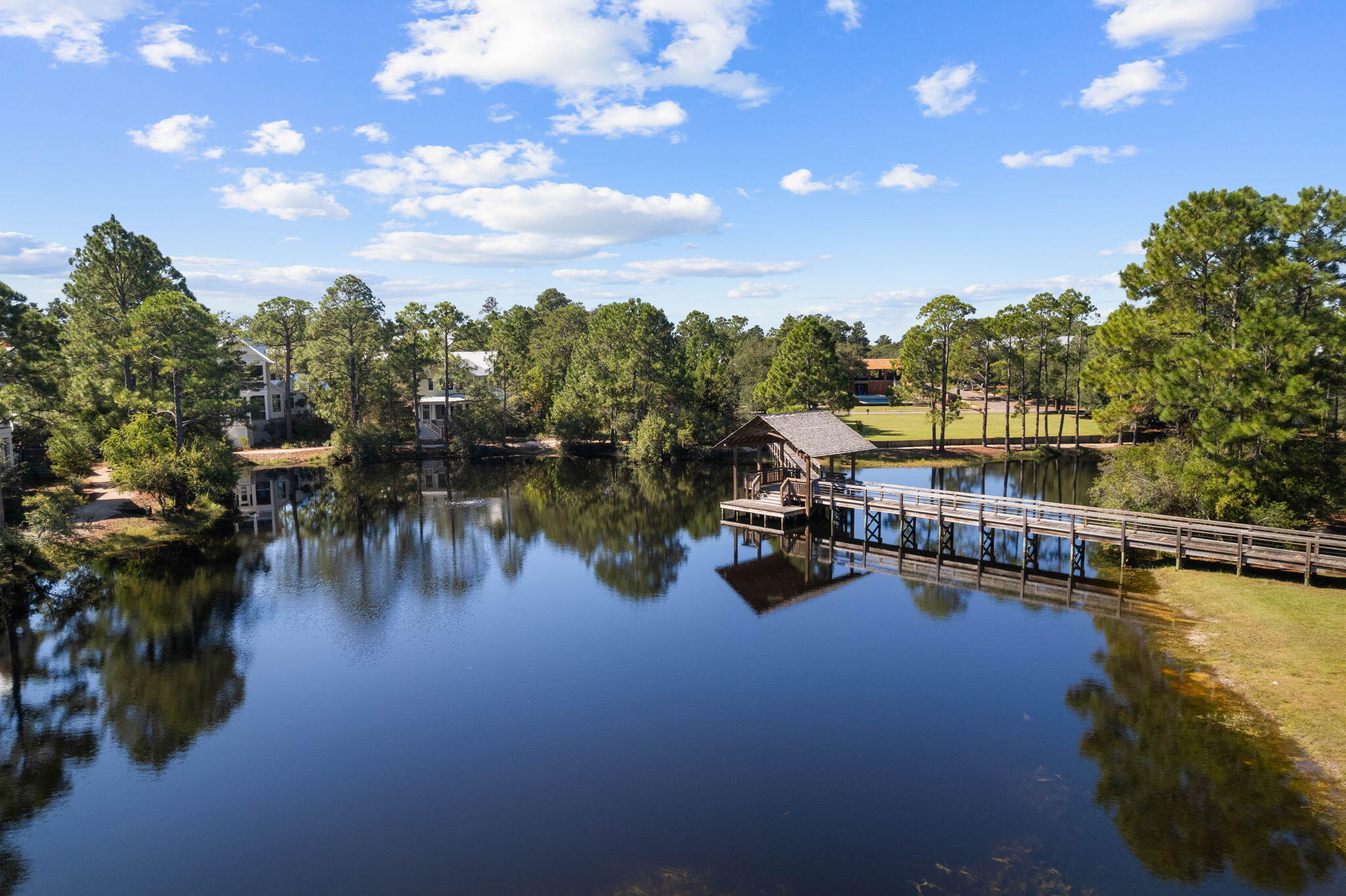 Lot 66 Lanier Lane Santa Rosa Beach, FL 32459 - Photo 18 of 18 a view of a lake with houses