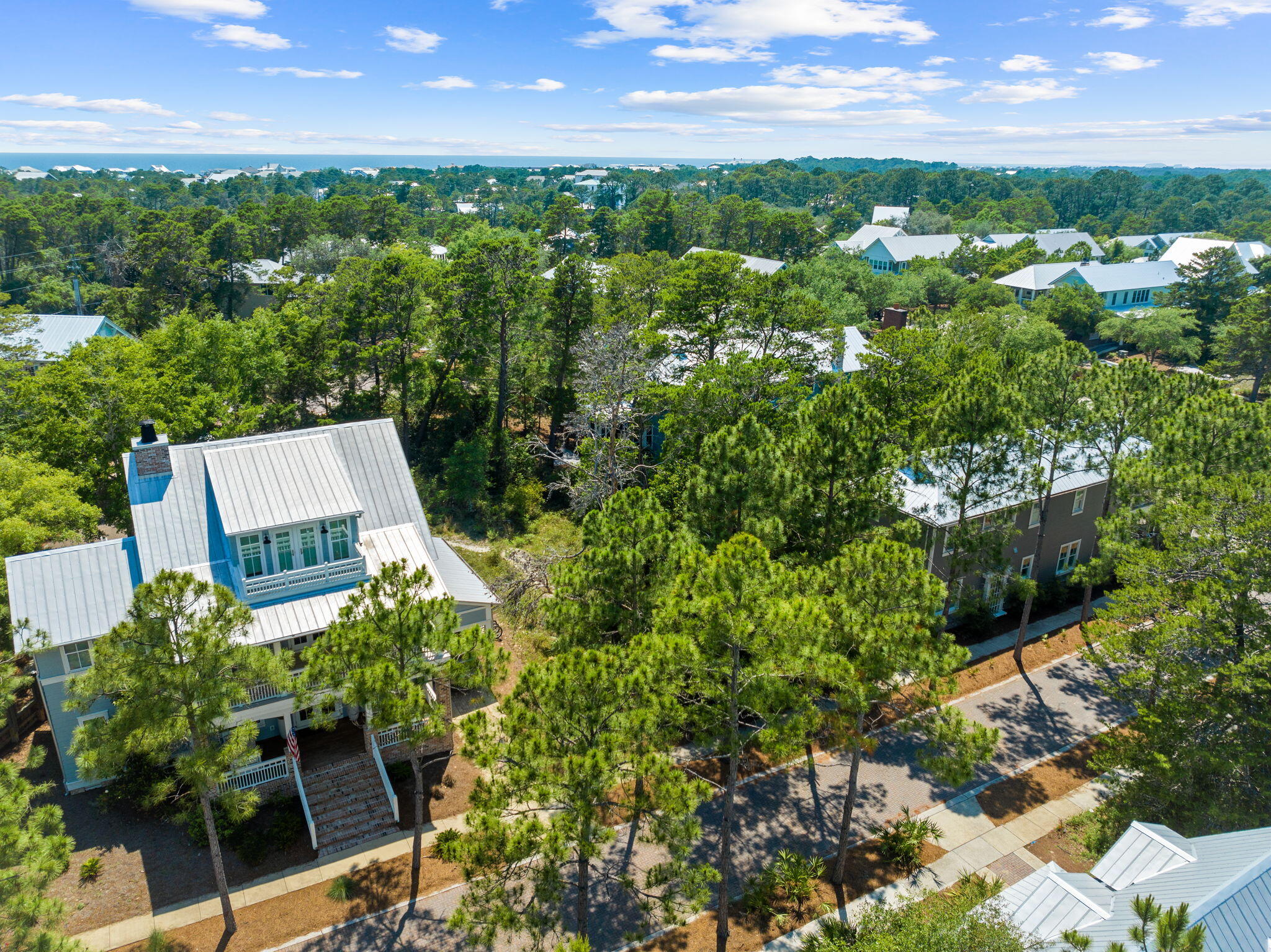 Lot 66 Lanier Lane Santa Rosa Beach, FL 32459 - Photo 5 of 18 an aerial view of residential house and outdoor space