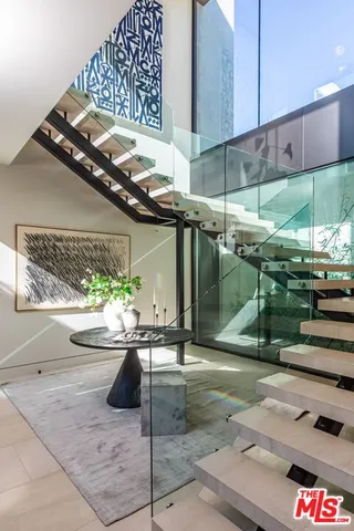 a outdoor space with lots of green space