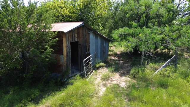 a backyard of a house