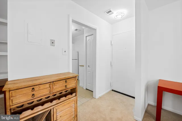 a view of an empty room