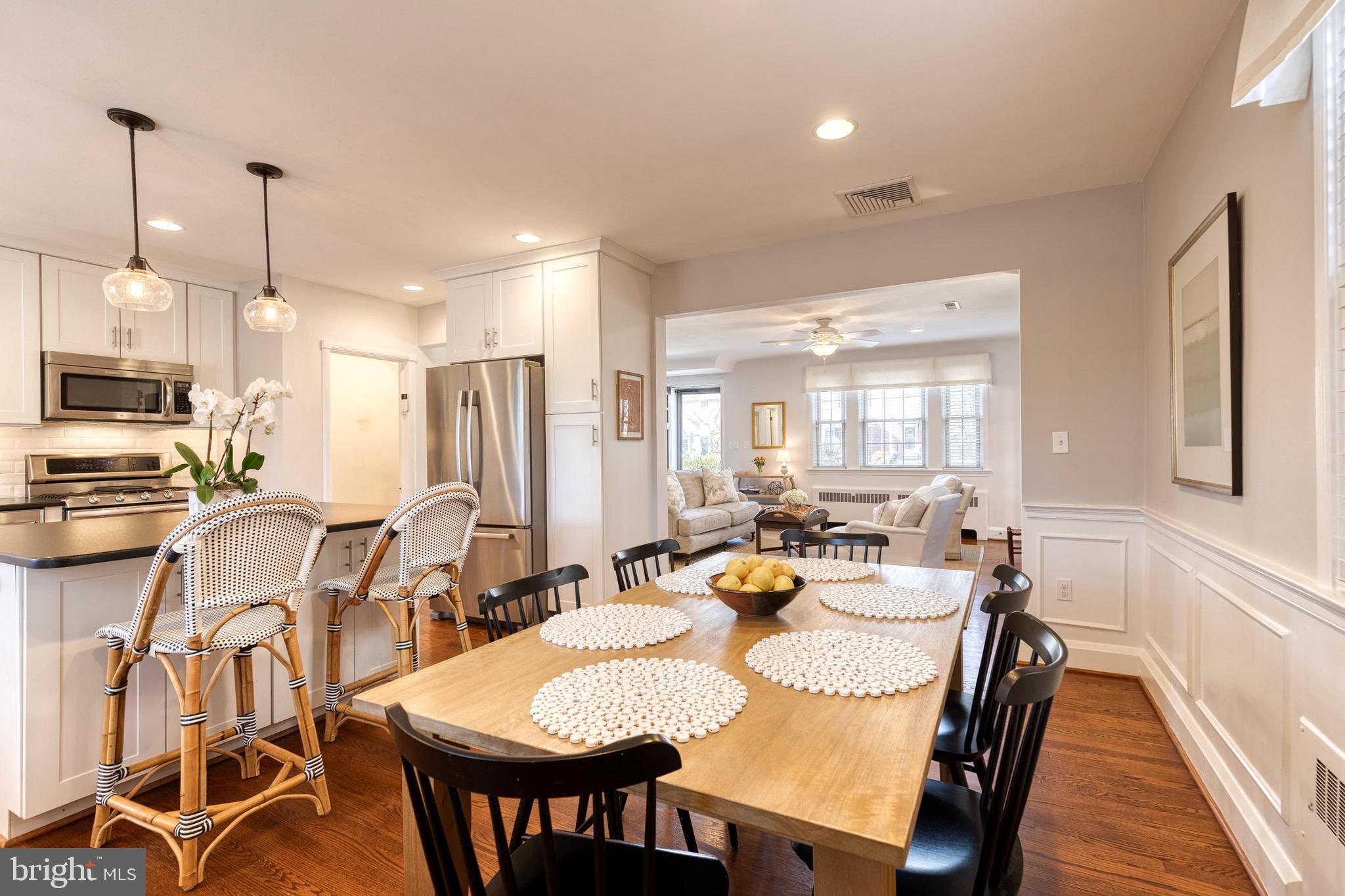 45 Dunkirk Road Baltimore, MD 21212 - Photo 17 of 45 a view of a a dining room with furniture window and wooden floor