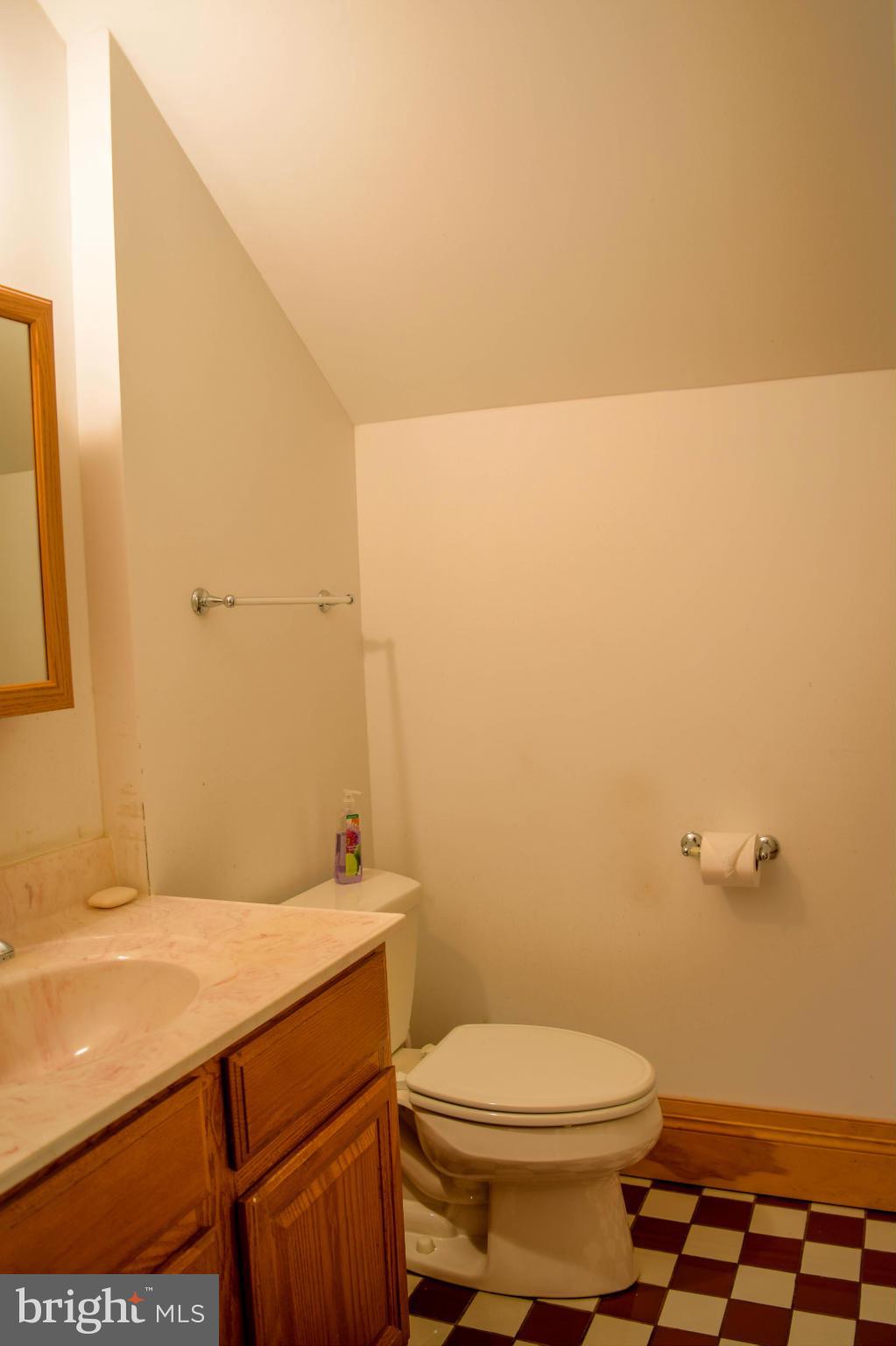 8022 Griffinsburg Road Boston, VA 22713 - Photo 21 of 30 a bathroom with a sink a toilet and a mirror