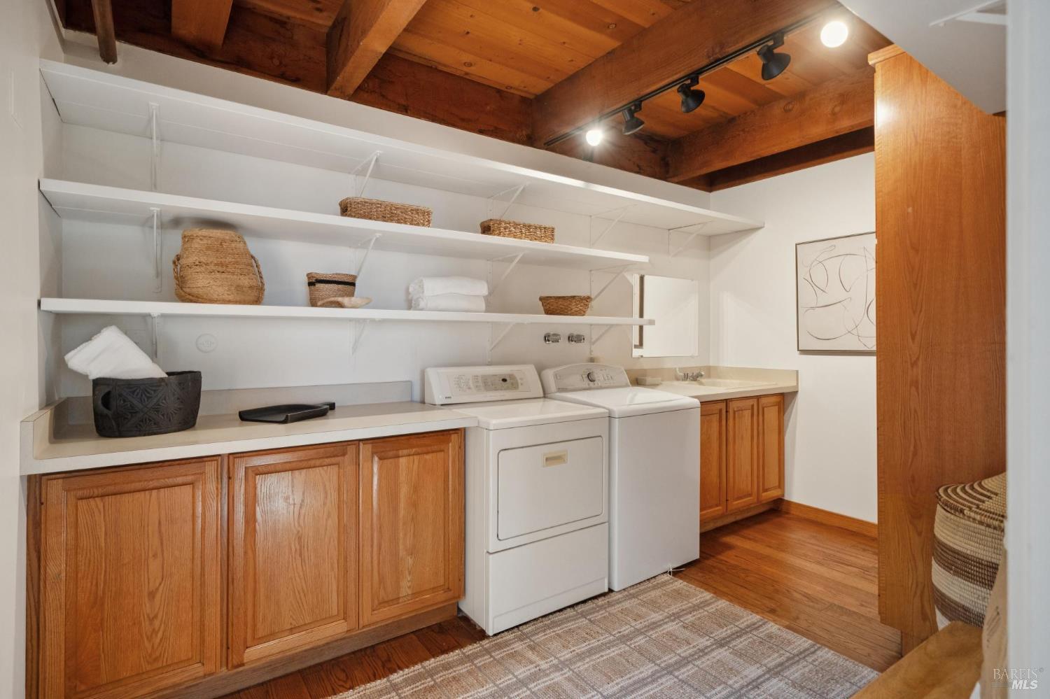 2490 Spanish Trail Road Tiburon, CA 94920 - Photo 17 of 32 a utility room with sink dryer and washer