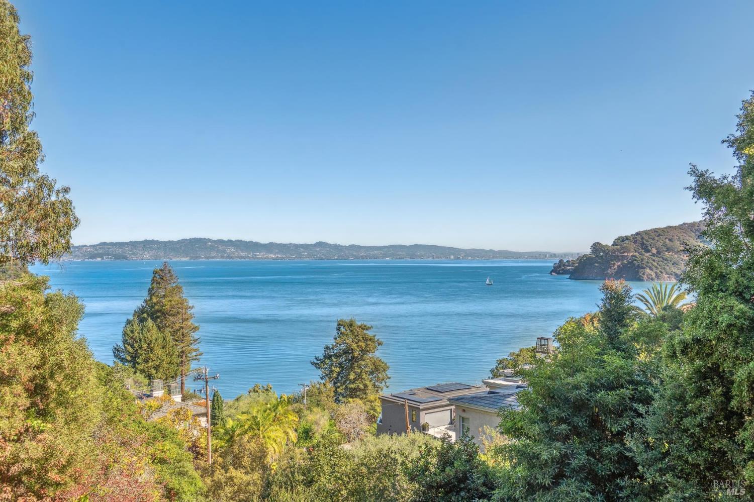 2490 Spanish Trail Road Tiburon, CA 94920 - Photo 2 of 32 a view of a lake from a yard