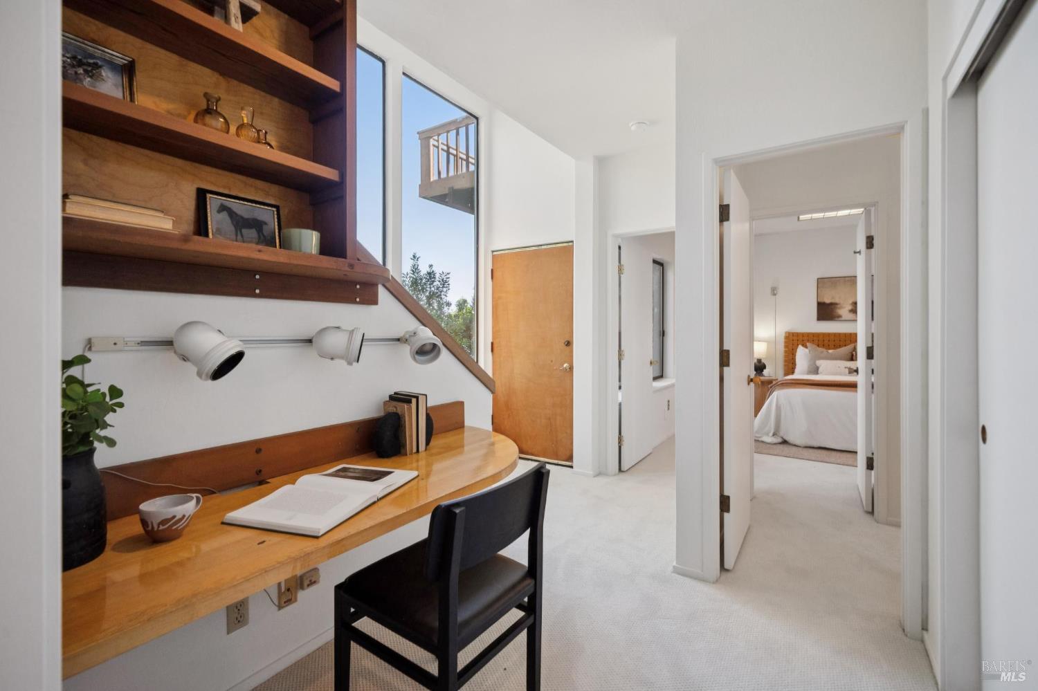 2490 Spanish Trail Road Tiburon, CA 94920 - Photo 30 of 32 view of hall way with furniture and front door