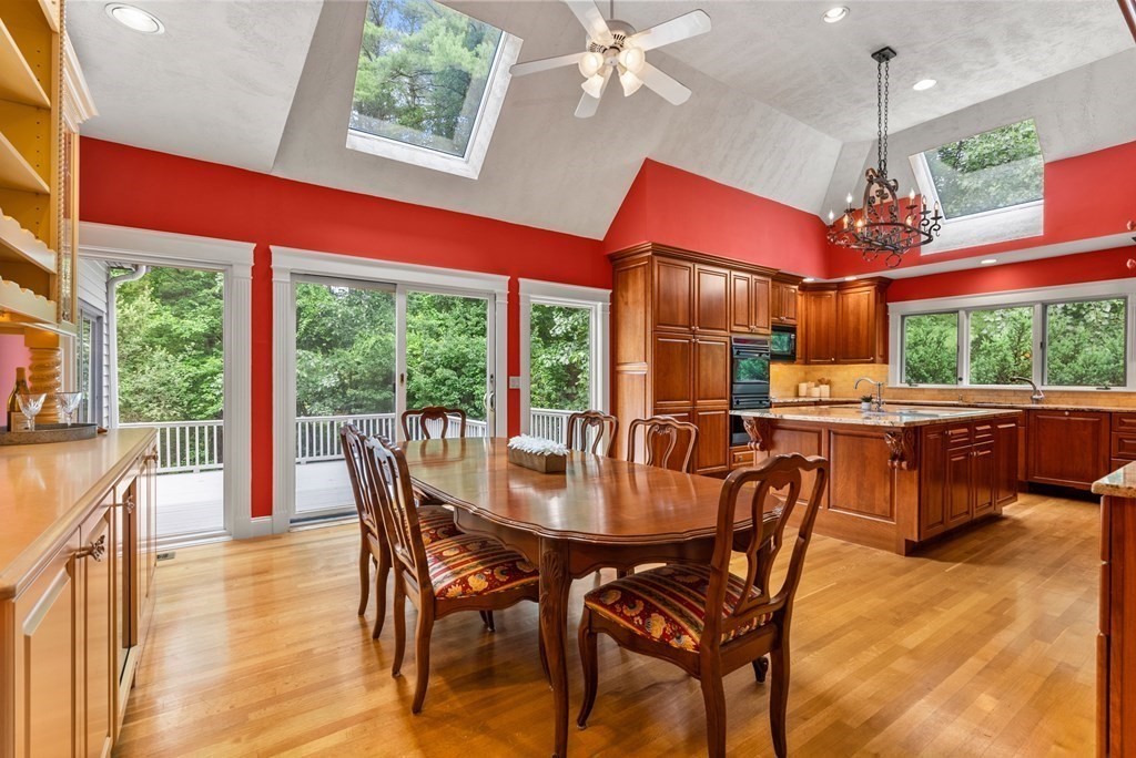 26 Fox Run Road Sudbury, MA 01776 - Photo 13 of 42 a view of a dining room with furniture window and outside view