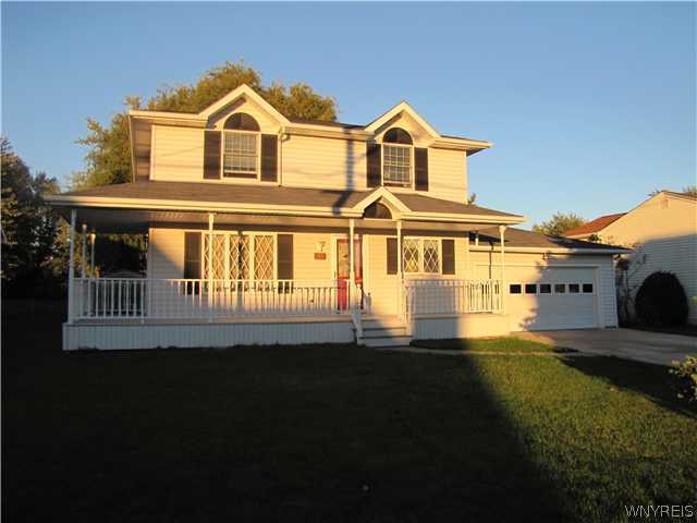 137 Angle Road West Seneca, NY 14224 - Photo 1 of 1 Exterior Front Beautiful wrap around front porch