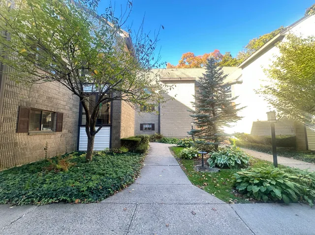 a view of a back yard of the house