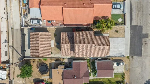 a view of a house with a patio