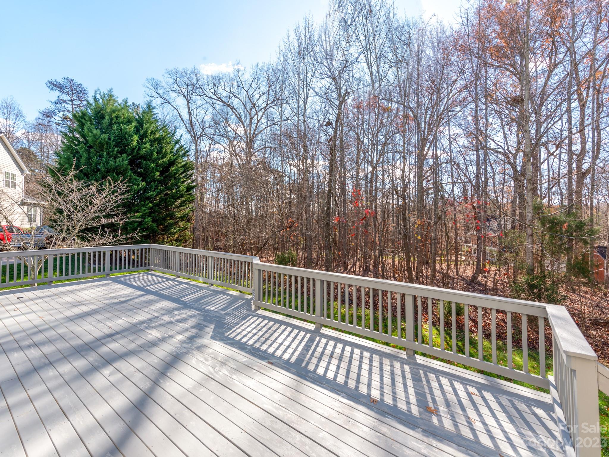 1603 Randwick Way Matthews, NC 28104 - Photo 42 of 48 a view of balcony with wooden floor and fence
