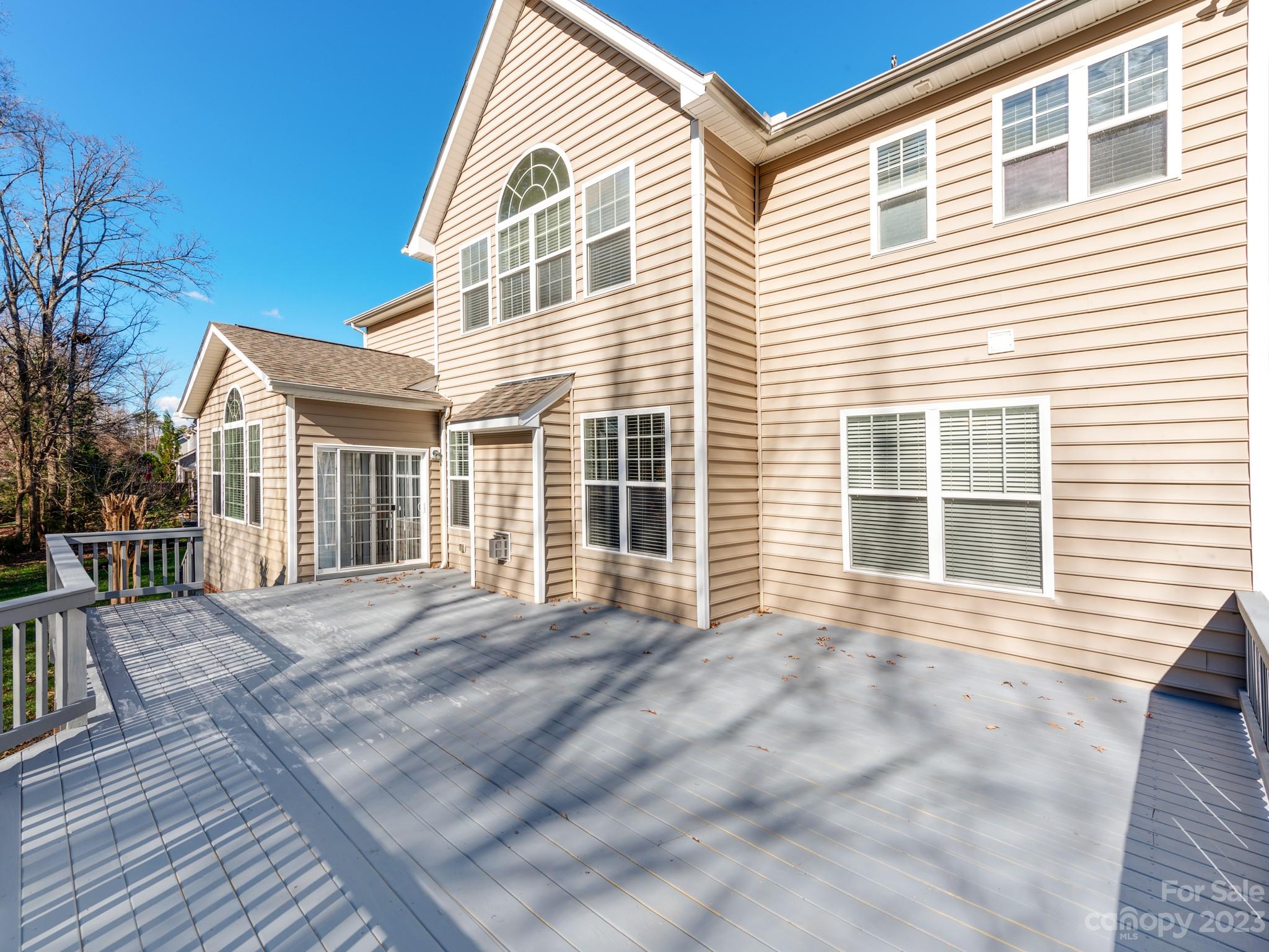 1603 Randwick Way Matthews, NC 28104 - Photo 7 of 48 a view of backyard with a deck