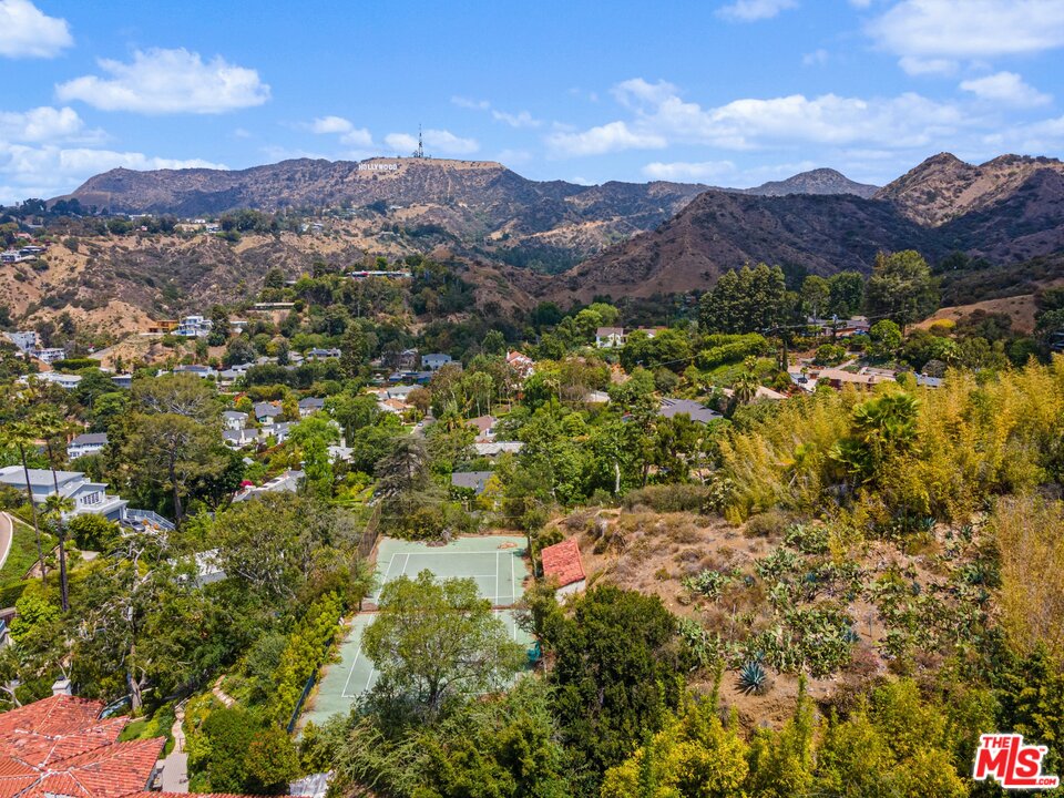 a view of a lot of trees and mountains