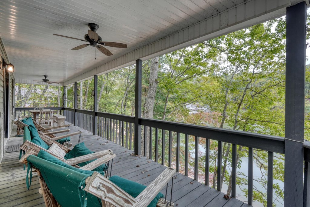 3739 Pat Colwell Road Blairsville, GA 30512 - Photo 38 of 55 a view of a balcony with furniture