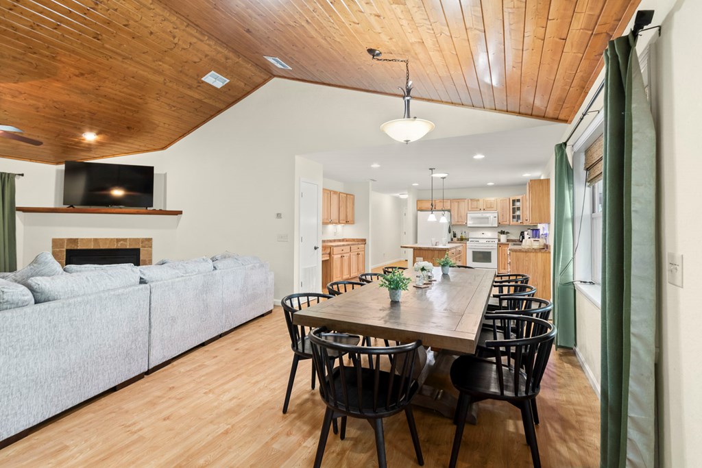 204 Hiawassee River Road Murphy, NC 28906 - Photo 24 of 79 a view of a dining room with furniture window and wooden floor