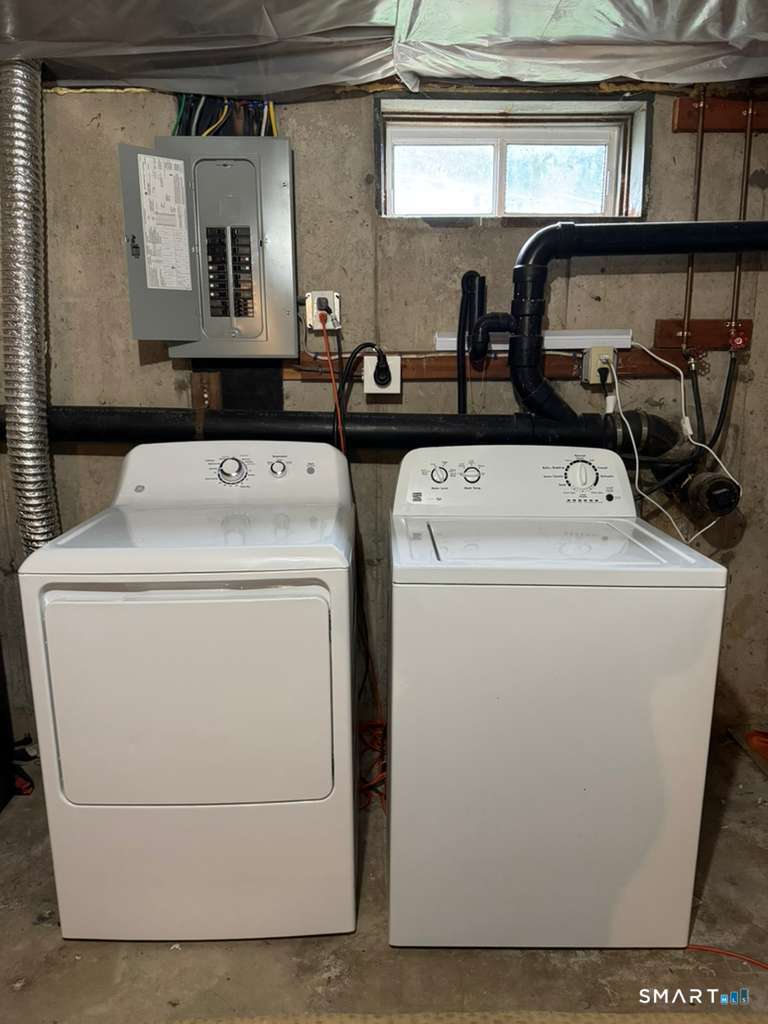 461 Spring Street, Unit 1A Naugatuck, CT 06770 - Photo 16 of 17 a utility room with dryer and washer