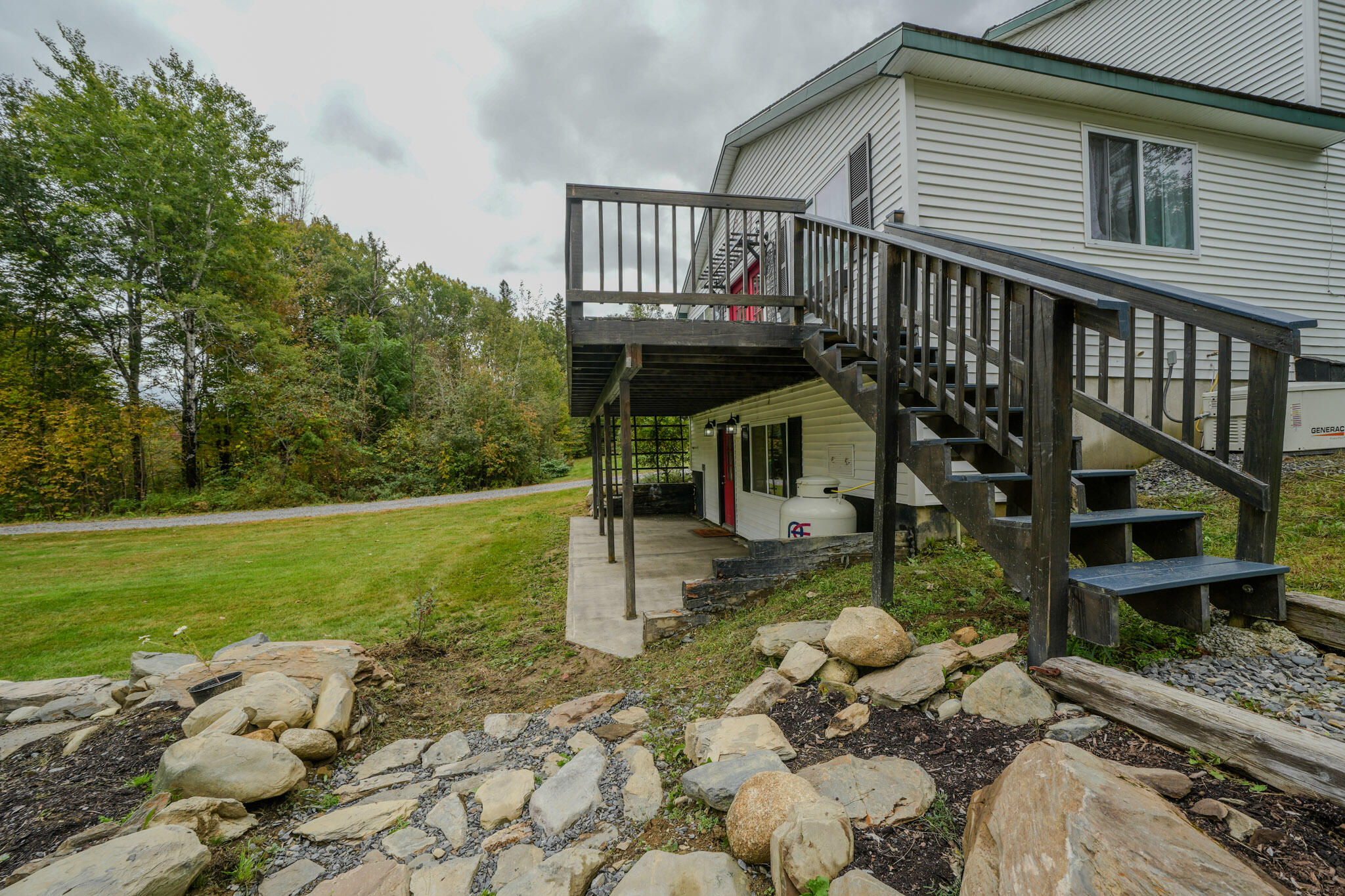 1109 Lyford Road Milo, ME 04463 - Photo 54 of 61 garden up to deck