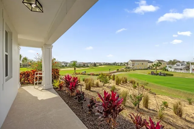 a view of a lake with a ocean view