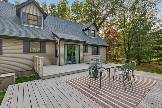 a view of outdoor space with deck