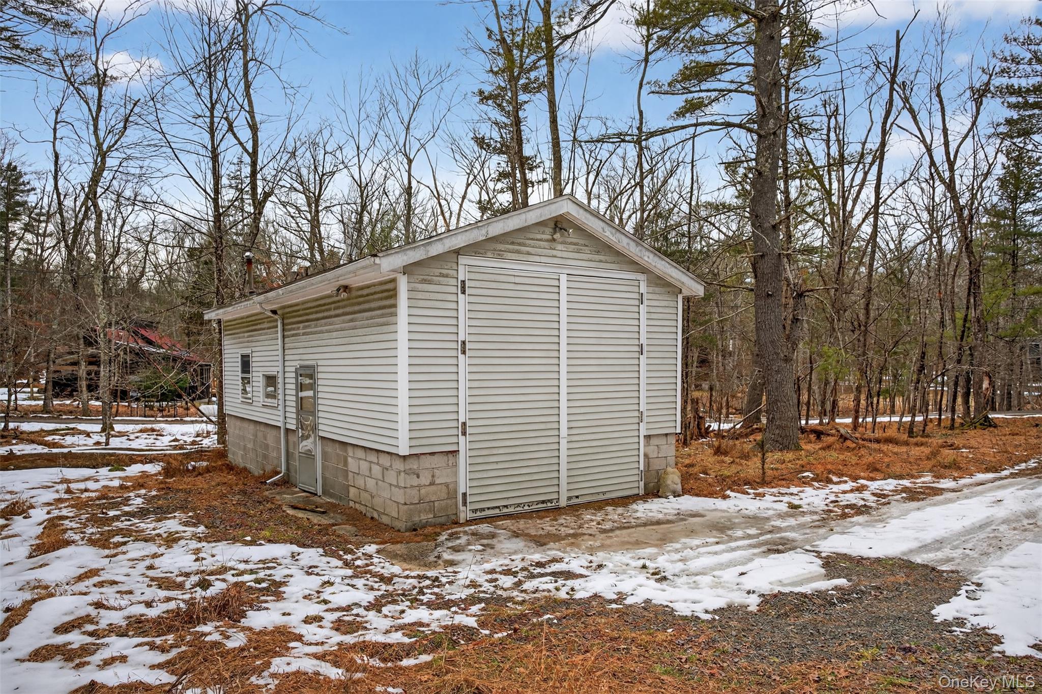 55 Ginger Road High Falls, NY 12440 - Photo 33 of 47 a view of a house with a yard covered in snow