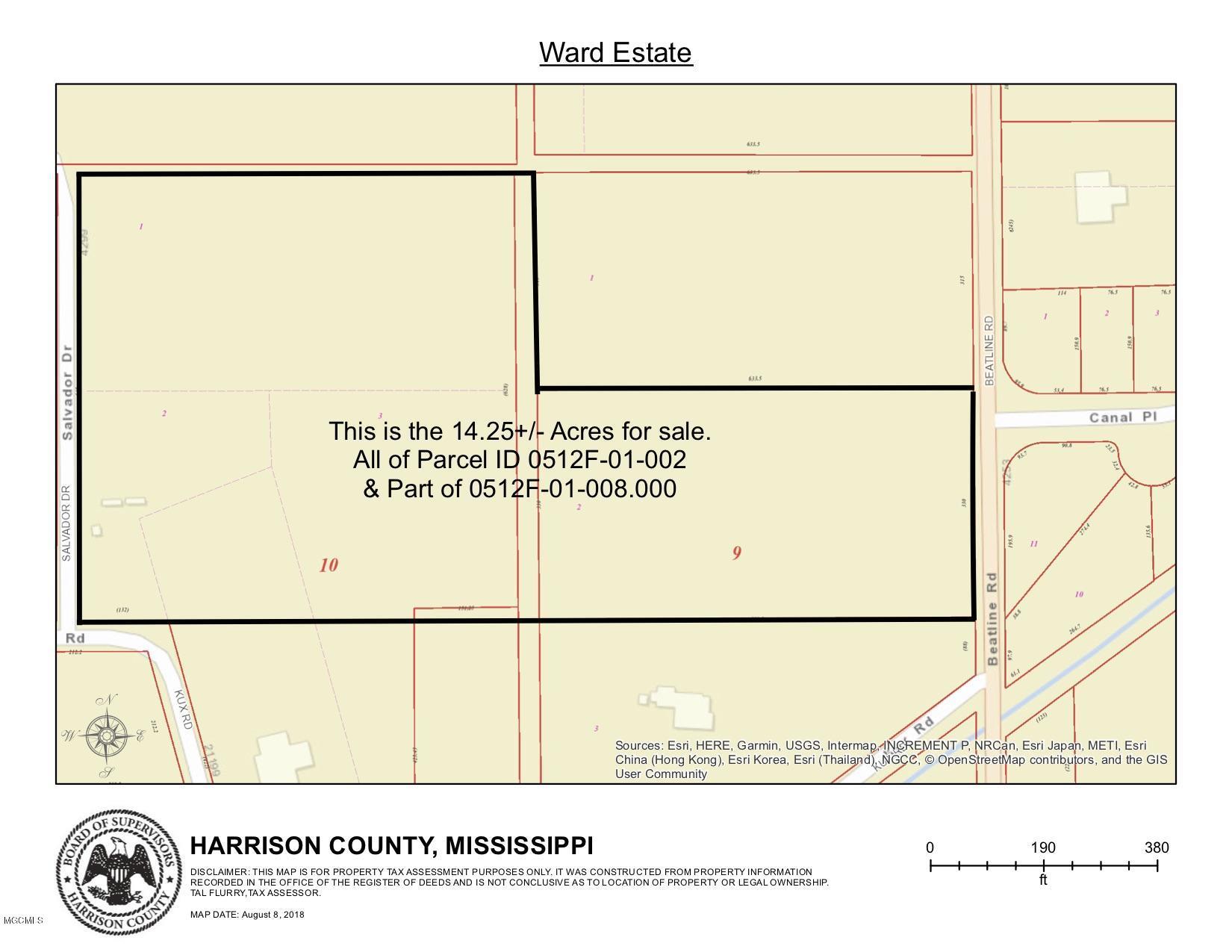 14.25-ac Beatline Road Long Beach, MS 39560 - Photo 1 of 1 Ward Estate 14.25 AC