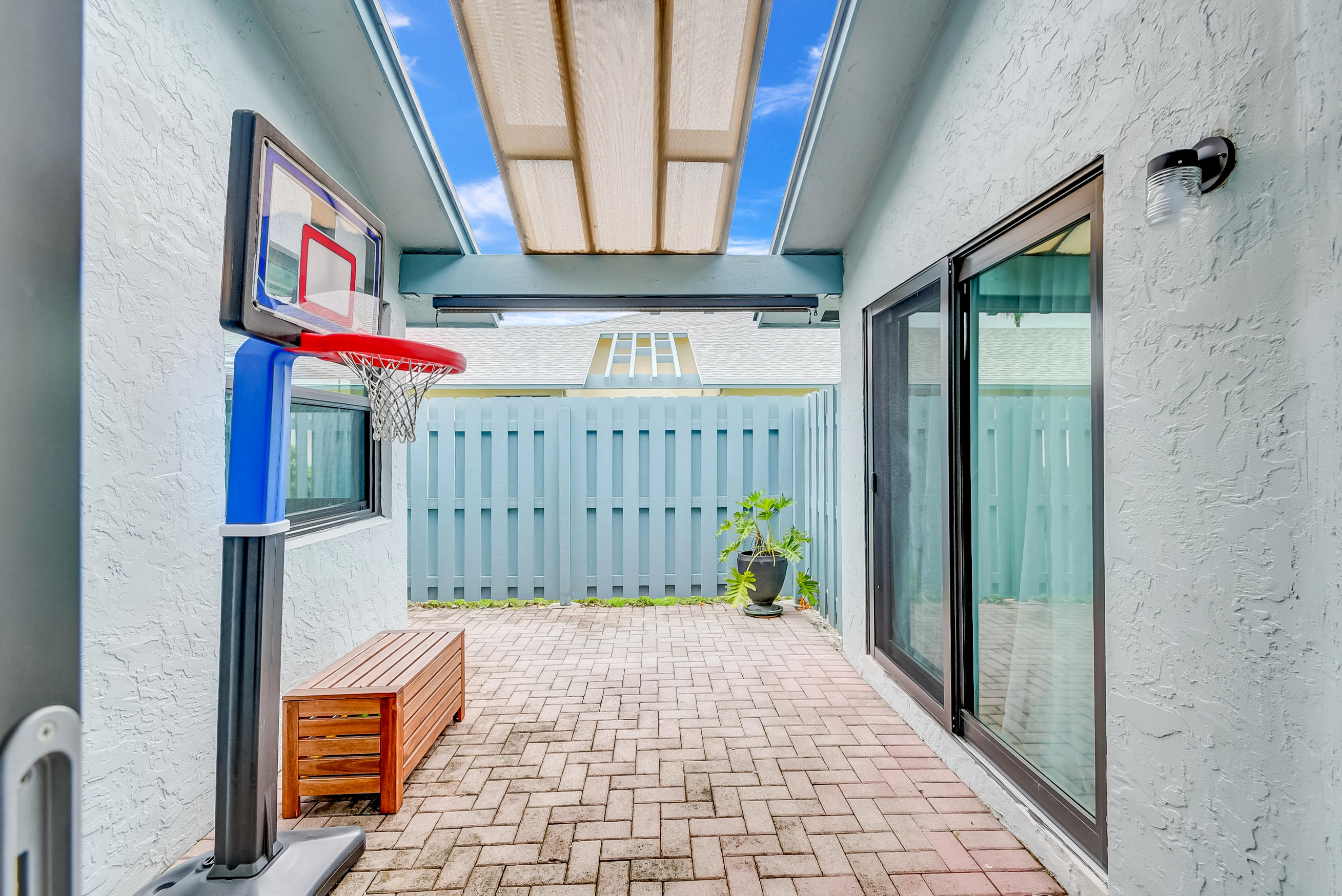 9103 Southwest 20th Street, Unit A Boca Raton, FL 33428 - Photo 39 of 52 Pavered Atrium