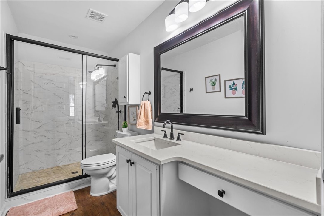 119 P-9-38 Anderson, SC 29625 - Photo 13 of 26 master bath with new ceramic walk-in shower