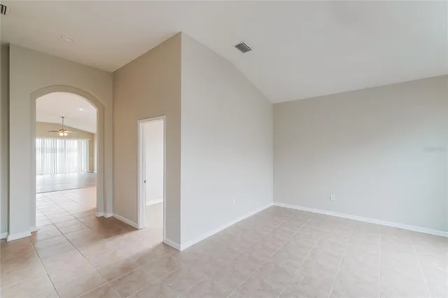 a view of an empty room