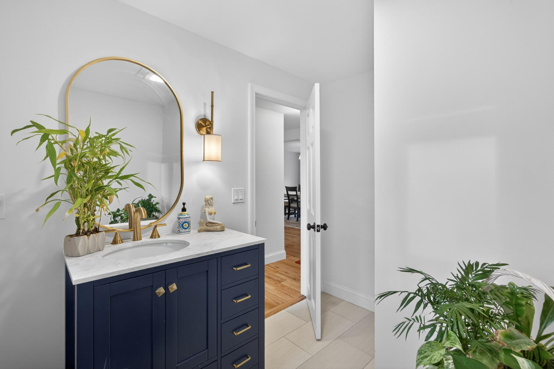 24 Surrey Lane Sandwich, MA 02563 - Photo 31 of 61 a bathroom with a sink and a mirror