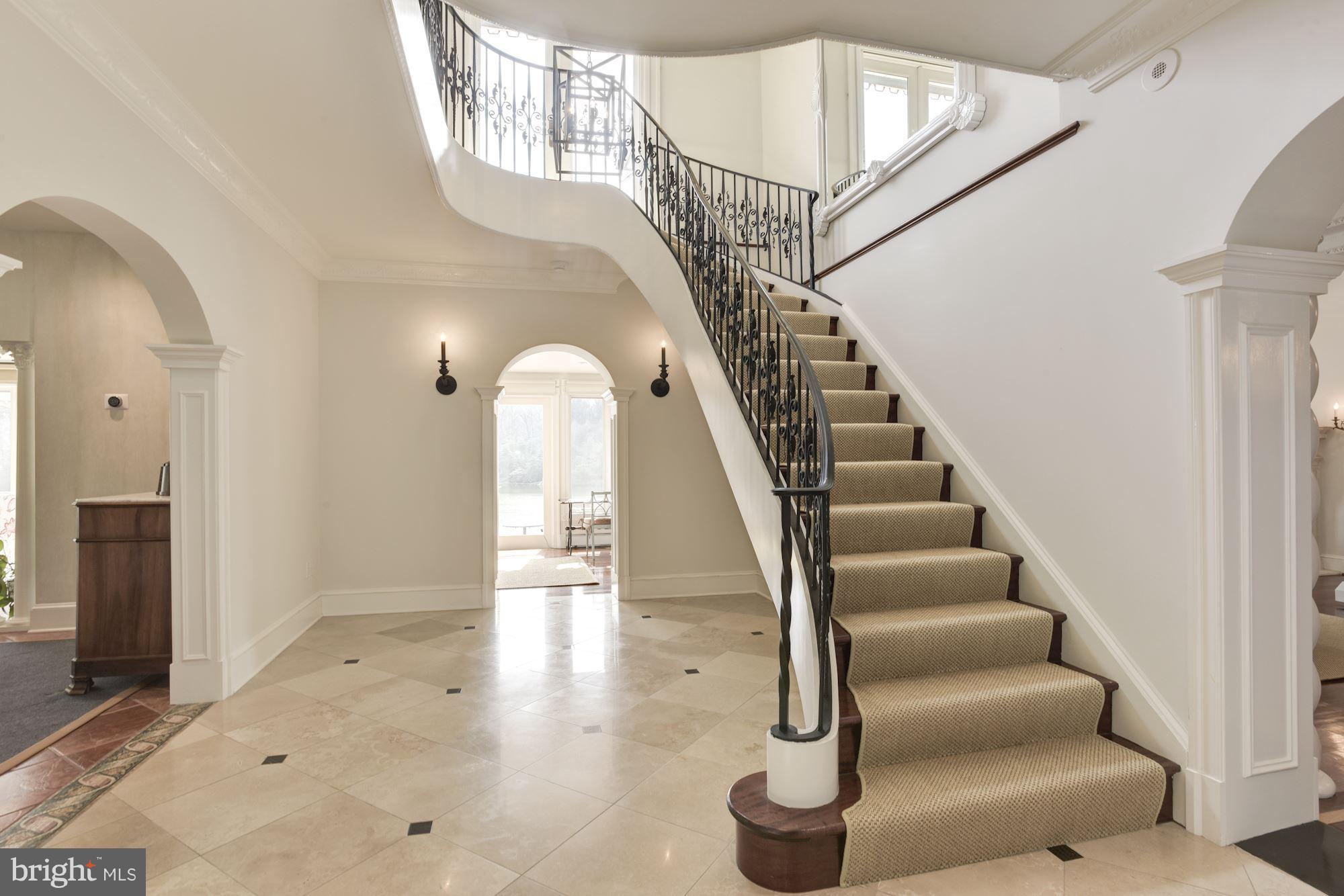 636 Stillwater Road Gibson Island, MD 21056 - Photo 16 of 30 Main Foyer with Ascending Stairs to Second Floor
