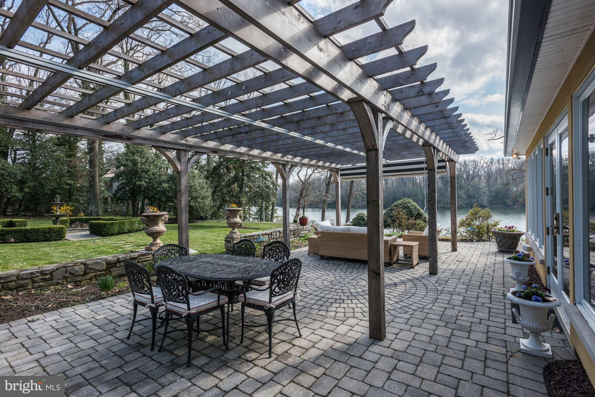 636 Stillwater Road Gibson Island, MD 21056 - Photo 29 of 30 Terrace with Pergola