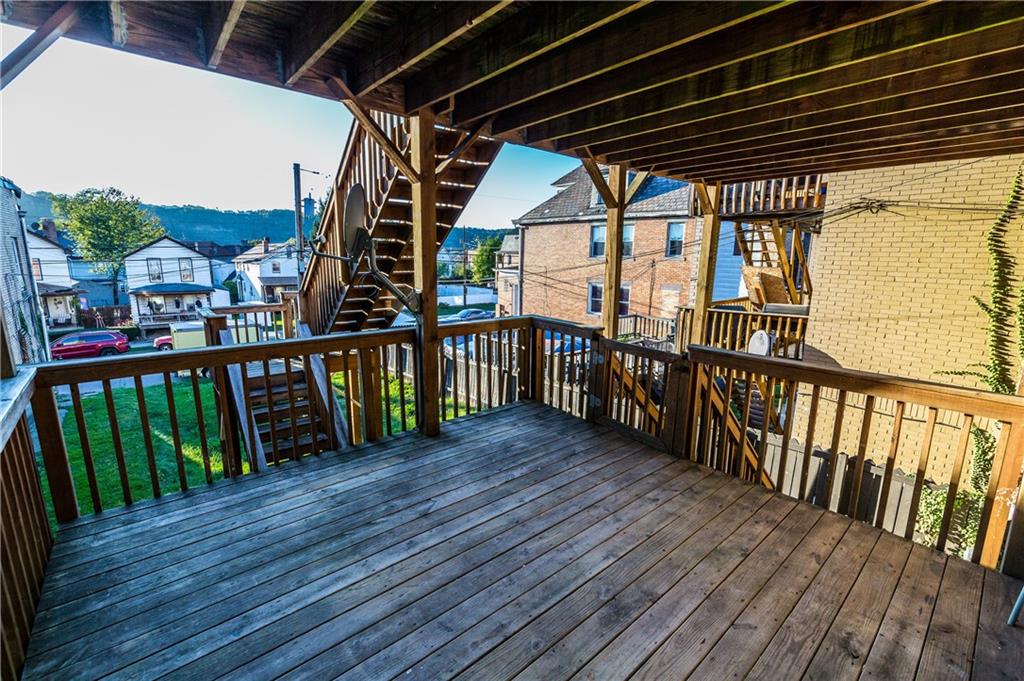 631 Beaver Road Ambridge, PA 15003 - Photo 16 of 25 Mid level deck: great for BBQ and entertaining