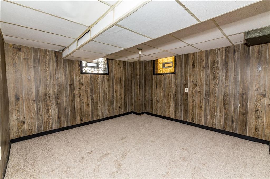 631 Beaver Road Ambridge, PA 15003 - Photo 17 of 25 Basement den can be used as an extra bedroom for a grown child, office or den.