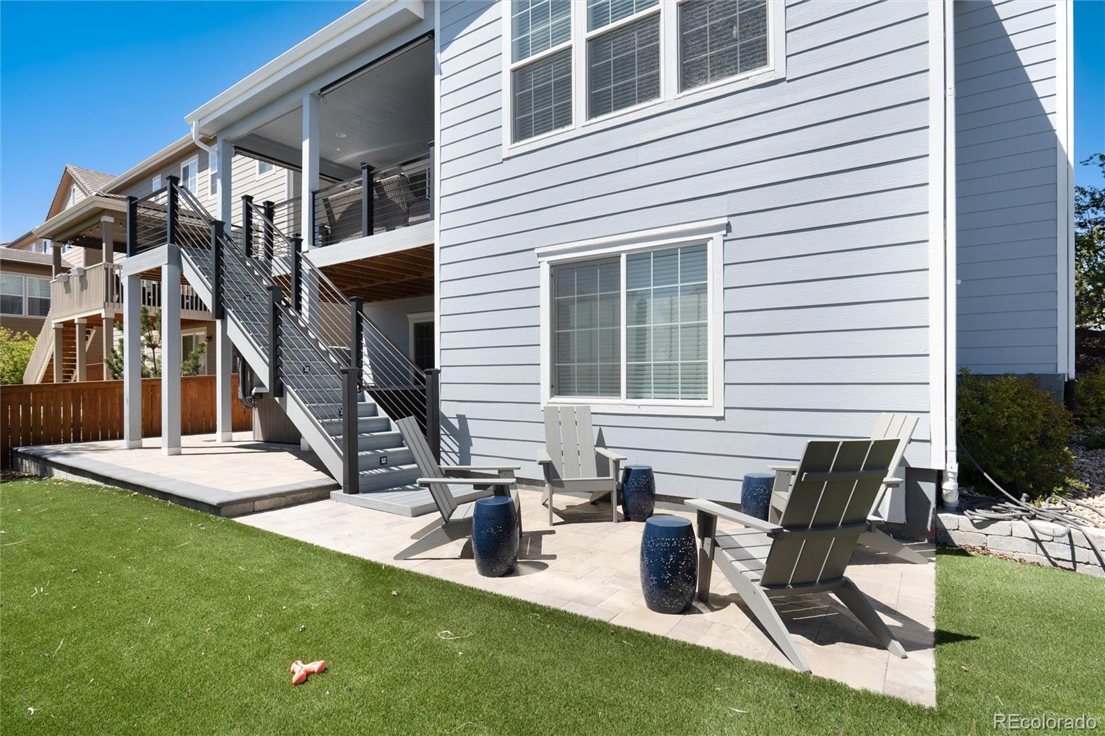 14390 Double Dutch Loop Parker, CO 80134 - Photo 47 of 50 a view of backyard of house with seating space