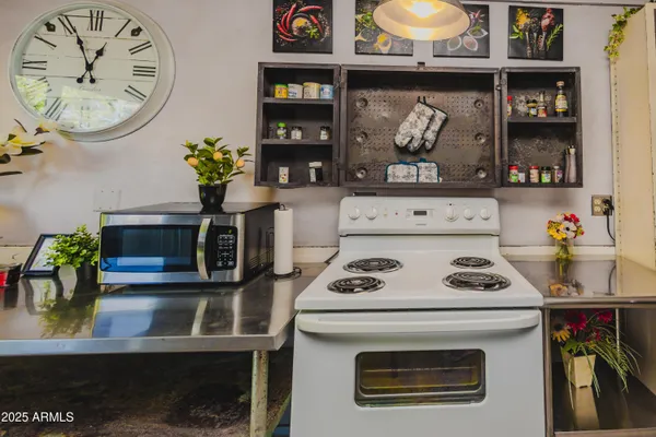 a view of a living room with a sink