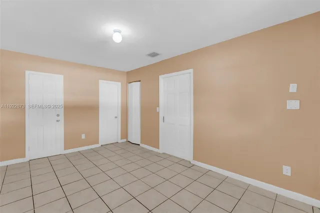 a view of an empty room