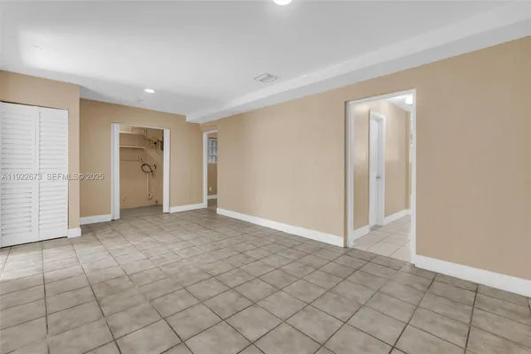 a view of an empty room
