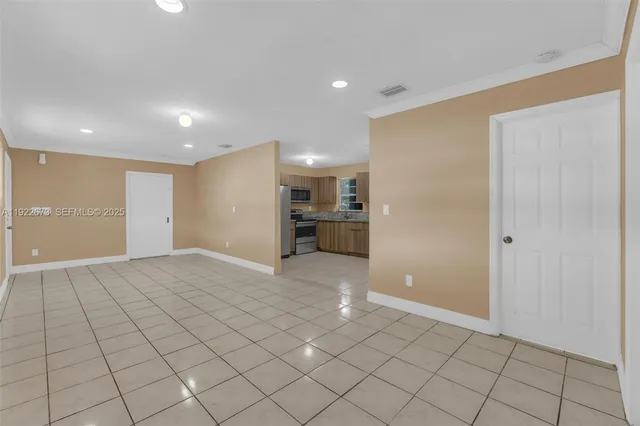 a view of empty room