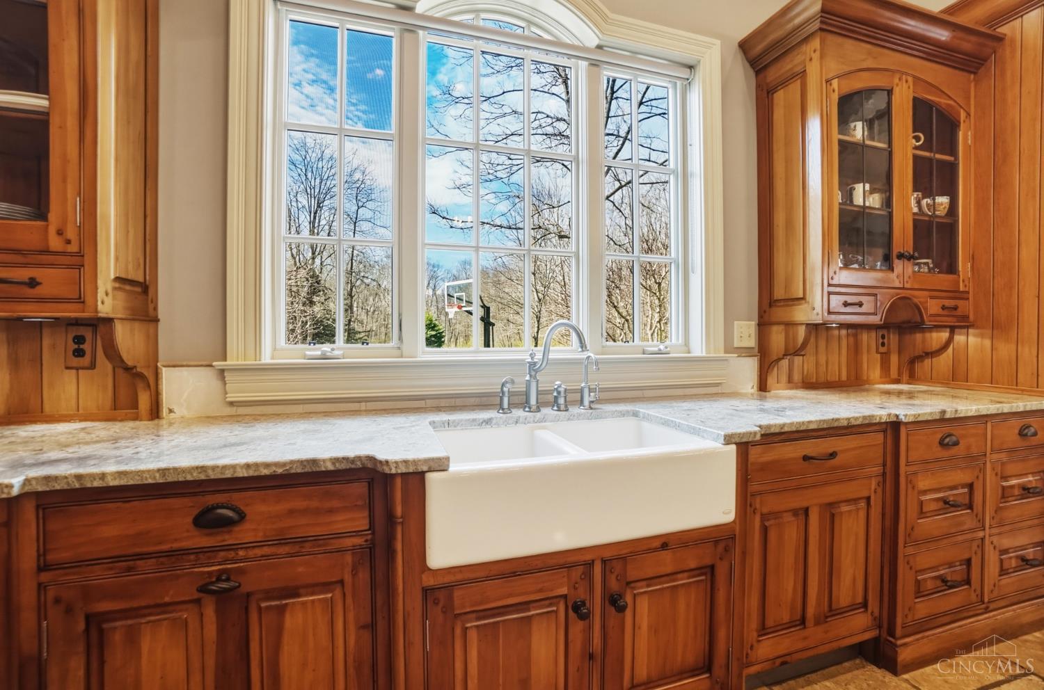 1054 Observatory Point Maineville, OH 45039 - Photo 13 of 82 Farm house style sink overlooking the yard.