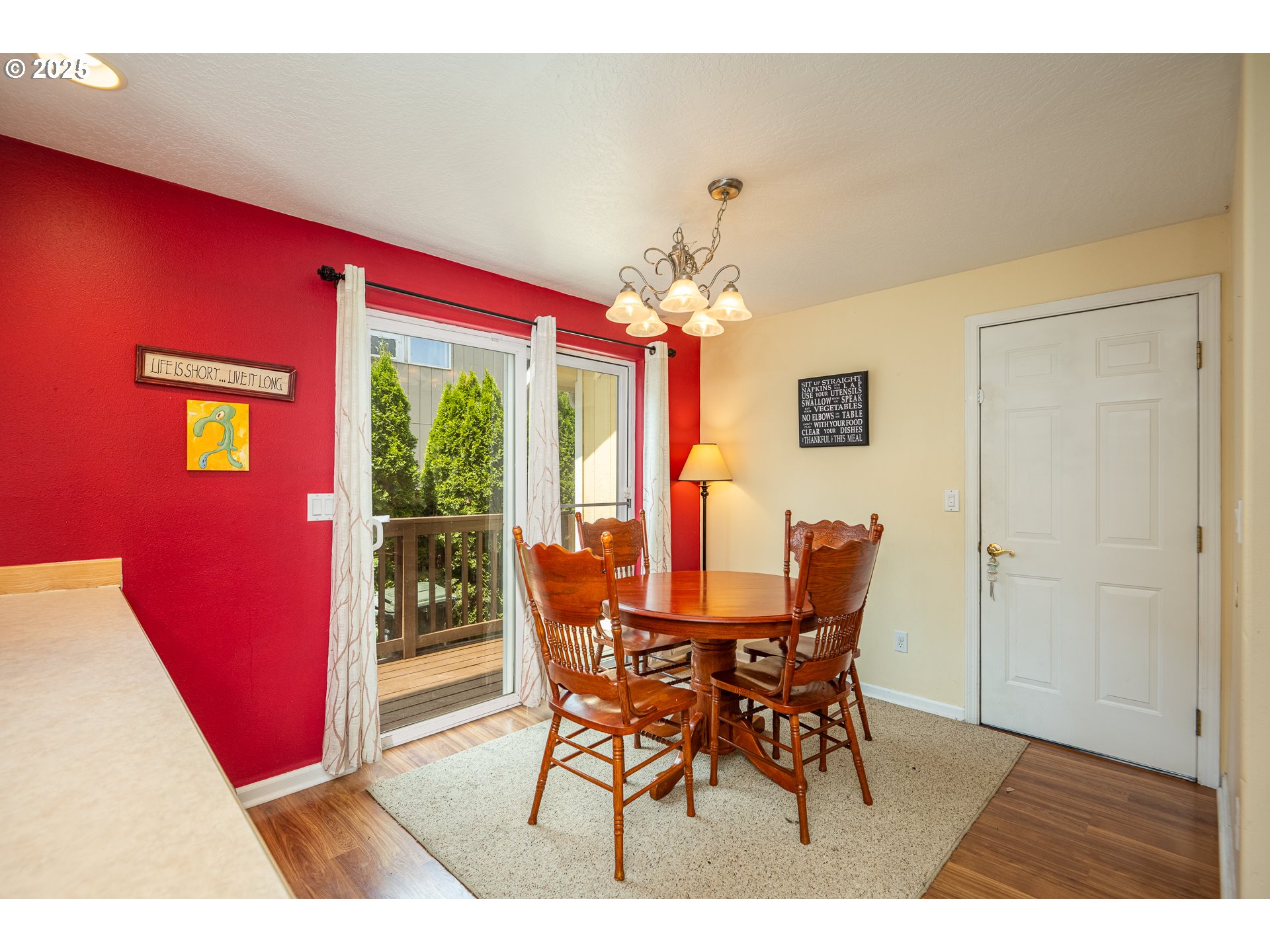 4217 Cole Way Springfield, OR 97478 - Photo 14 of 43 a dining room with furniture and chandelier