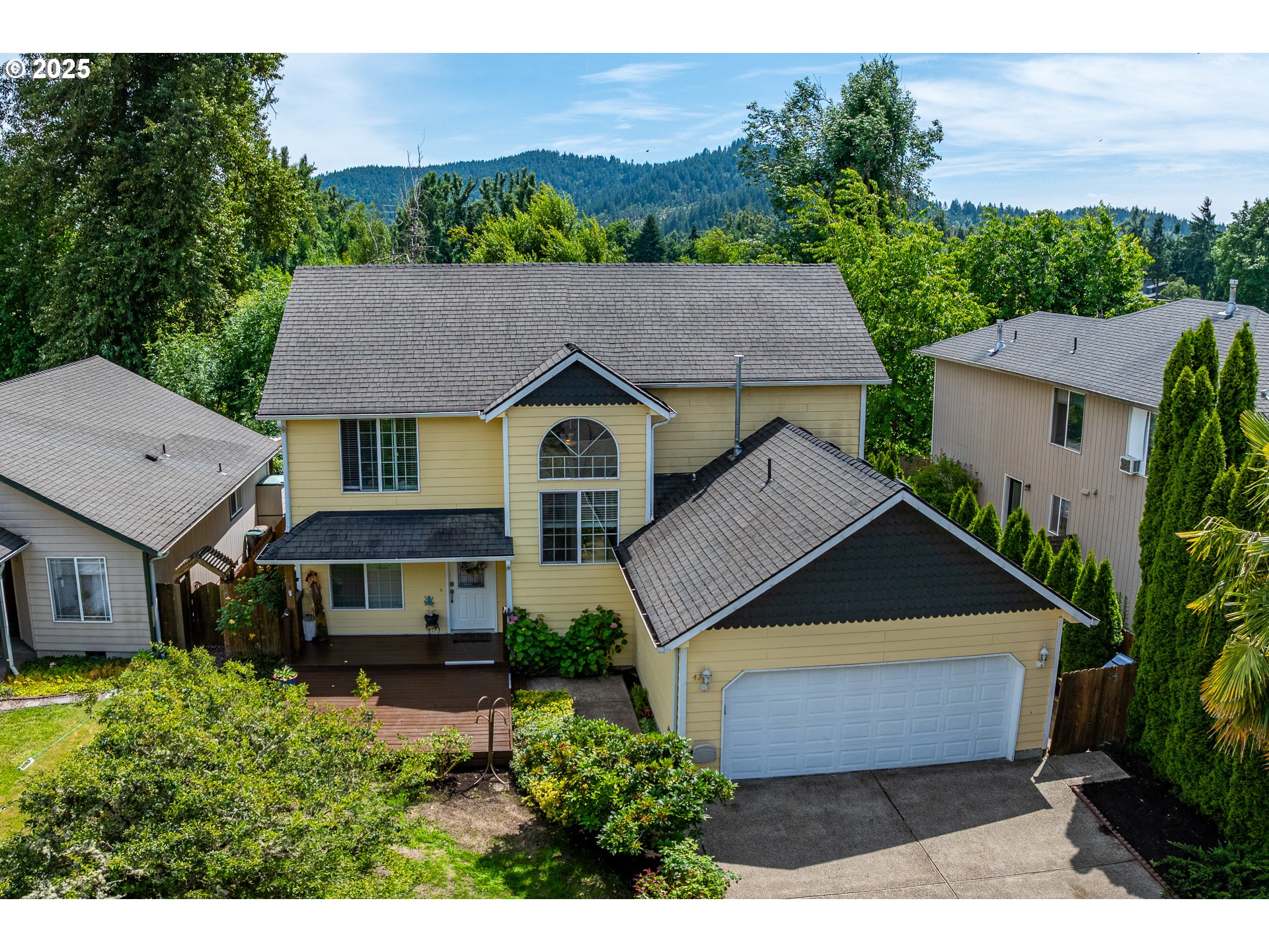 4217 Cole Way Springfield, OR 97478 - Photo 3 of 43 a aerial view of a house with a yard and a large tree