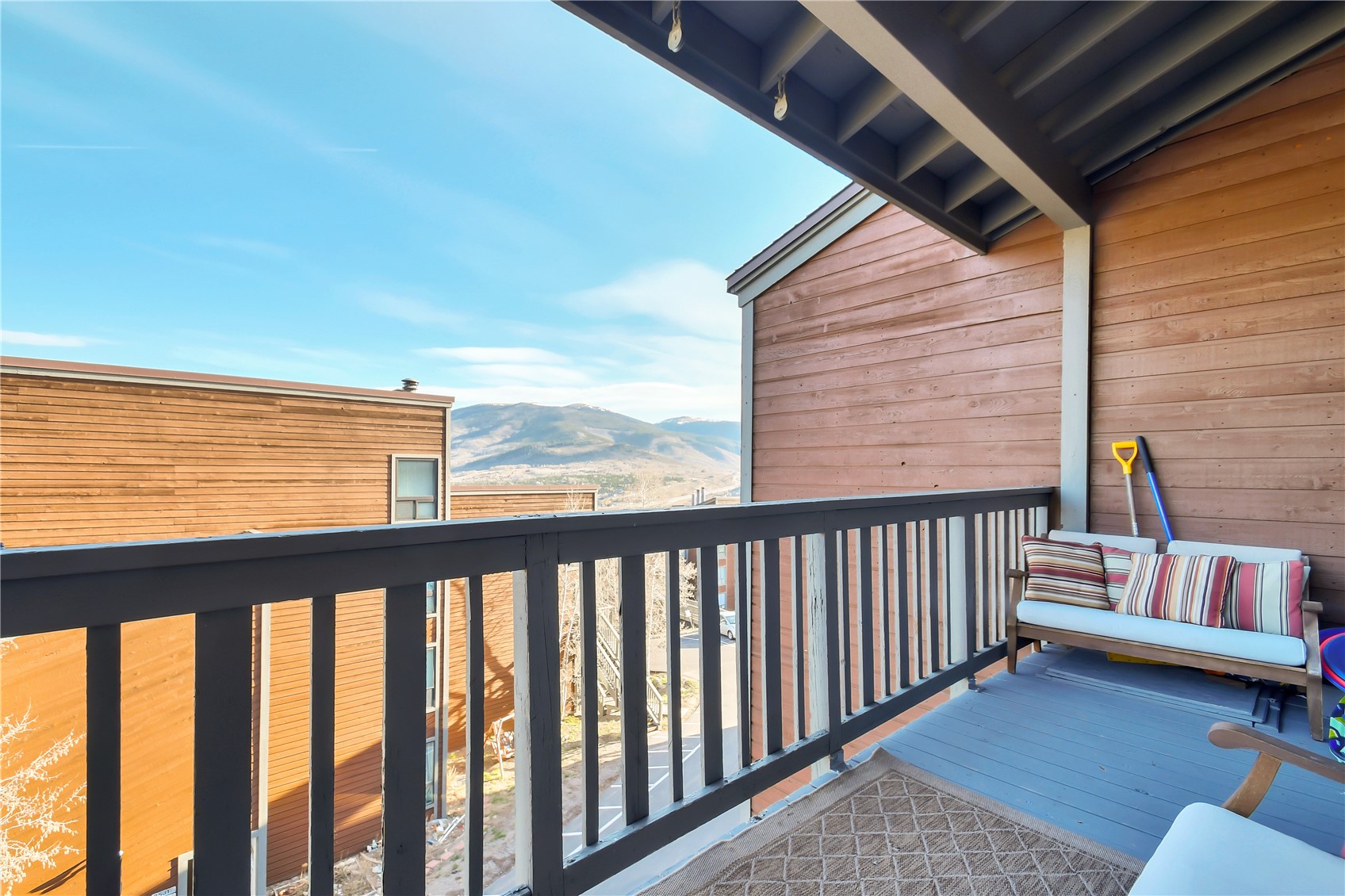 2710 Ryan Gulch Road, Unit 2731 Silverthorne, CO 80498 - Photo 13 of 39 a view of balcony with couch