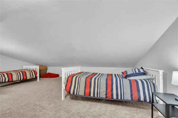 a room with a bed and a couch
